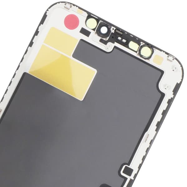 Soft OLED-skærm - iPhone 12 - Sort - 5,5 tommer - Fleksibelt glas - Premium kvalitet Svart
