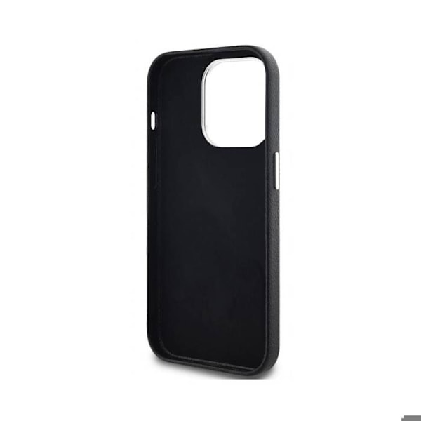 Coque til iPhone 14 Pro Max Hotel RSG Textureret Grainé Elegant Karl Lagerfeld Sort Svart