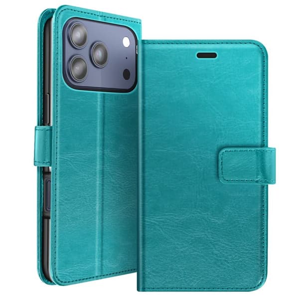 Pungetag - MAYAXESS - iPhone 17 Pro - Blå And - Aftagelig stropp - Standerfunktion Blå