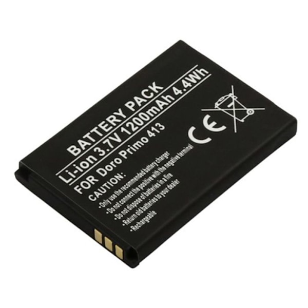 Vaihtosetti Doro Primo 413 Li-ion 3.7V 1200mAh 4.4Wh