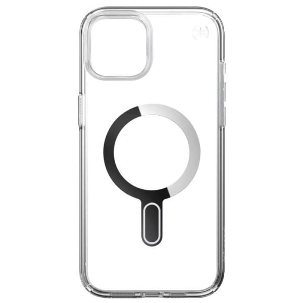 MagSafe Fodral för iPhone 15 Plus Presidio Perfect Clear Clicklock Speck Silver