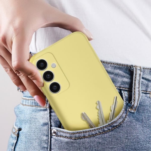 Cover til Samsung Galaxy S23 FE Halvstiv Soft-touch Fast Cover Gul Gul
