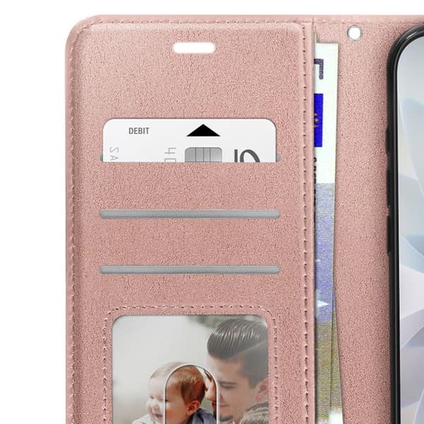 Pungetui - MAYAXESS - iPhone 17 - Rosa - Aftagelig Håndledsrem - Ståfunktion Rosa