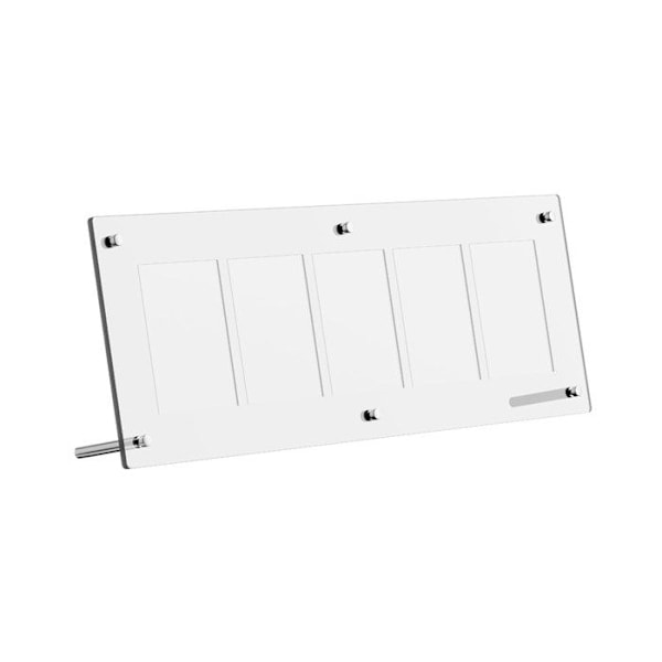 Acrylic Transparent 5 Collection Cards Display Vit