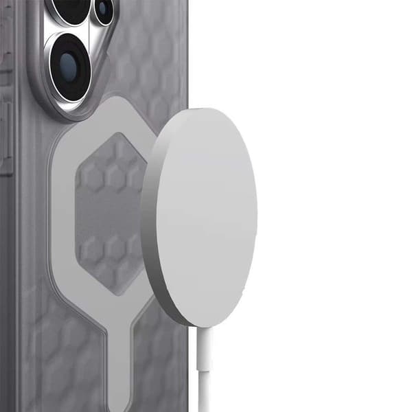 Cover til Galaxy S26 Ultra MagSafe Hexagonal Mønster Essential Armor Serie UAG Grå Grå