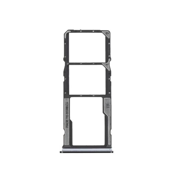 SIM-kortbakke til Xiaomi Redmi A3 Dual Nano SIM + micro-SD Sort Svart