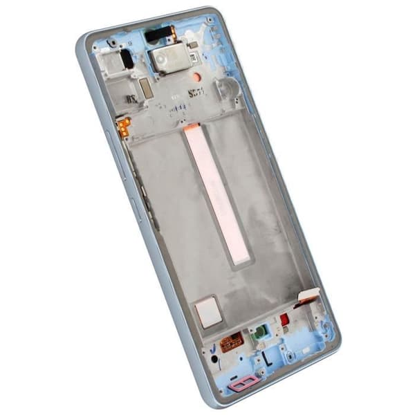 Fuldskærm - SAMSUNG - A53 5G - Super AMOLED 6,5 tommer - Blå chassis - 100% funktionel Blå