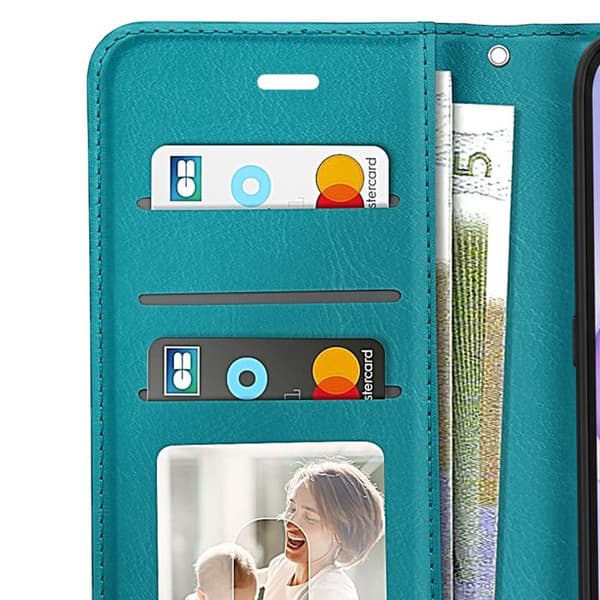 Pungetui til Honor 600 med videostøtte og håndledsrem Mayaxess Turkis Blå