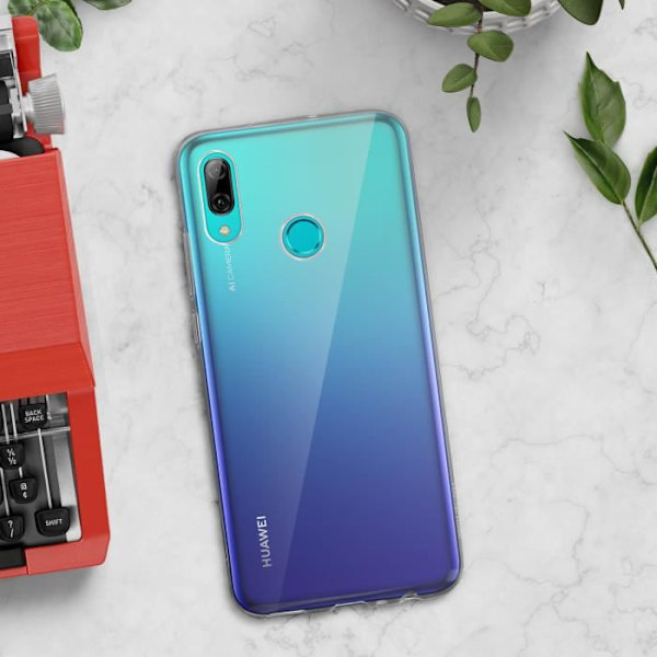 Coque - Huawei - P Smart 2019 - Silikonet - Ultra-tunn - Transparent Vit