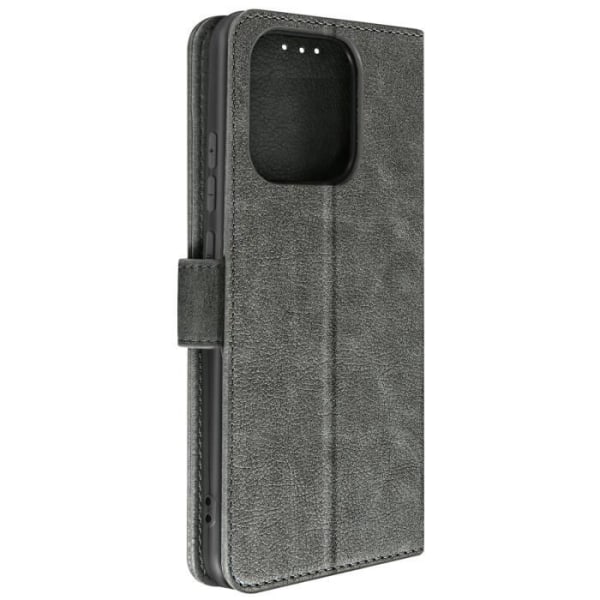Fodral till Xiaomi Redmi 12C - AVIZAR - Chesterfield - Videostödfunktion - Grå Grå