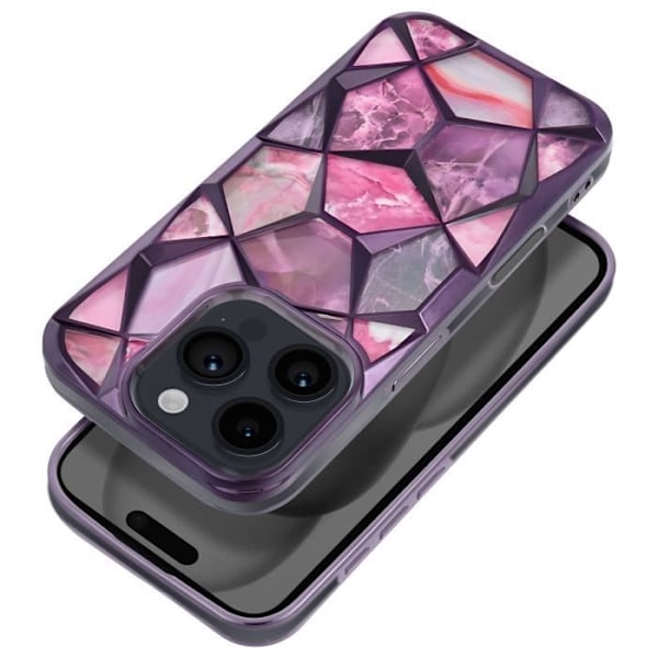 Cover til iPhone 16 Pro Shockproof Twinki Collection Lilla Lila