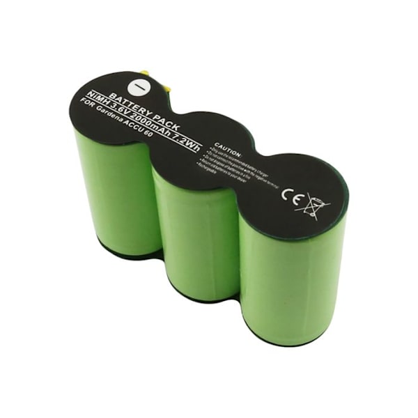 Batteri til Gardena Haveværktøj Accu 60 NiMH 3.6V 2000mAh 7.2Wh