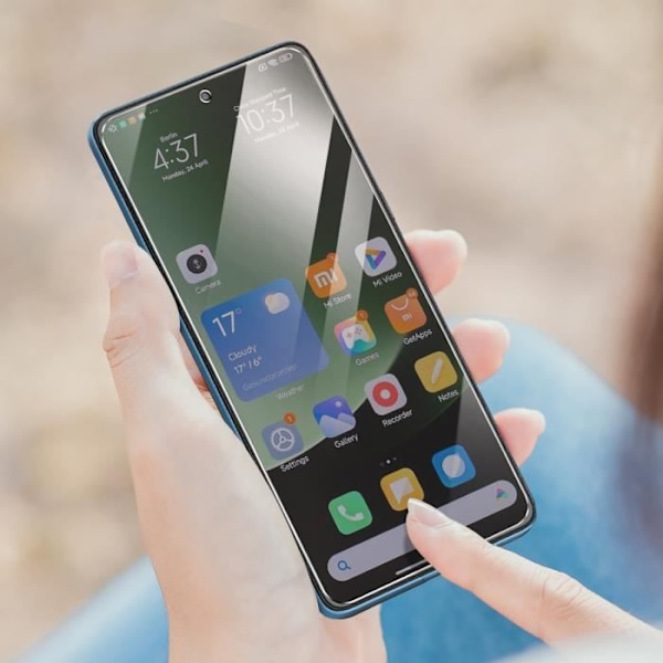 Filmmaterial - Xiaomi - Redmi Note 13/13 Pro/13 Pro Plus - Flexibelt Hydrogel - Transparent - Repellerande mot repor Vit