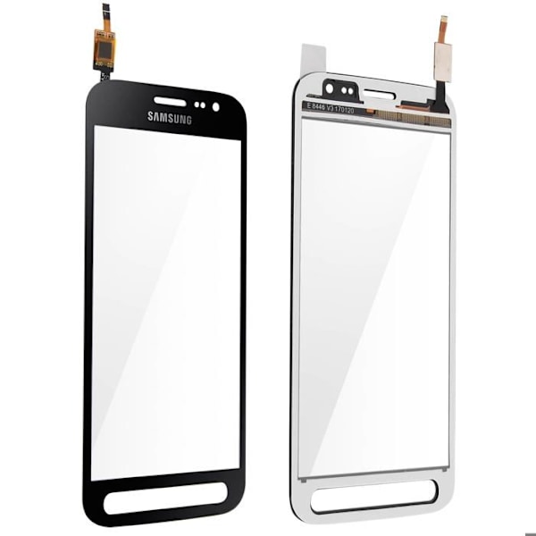 Galaxy Xcover 4 LCD-skærm udskiftning Touch Glass Sort ramme Svart
