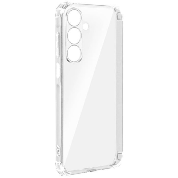 Suojakuori Samsung Galaxy A15:lle - AKASHI - Iskunkestävät silikonivahvistetut kulmat - Läpinäkyvä Transparent