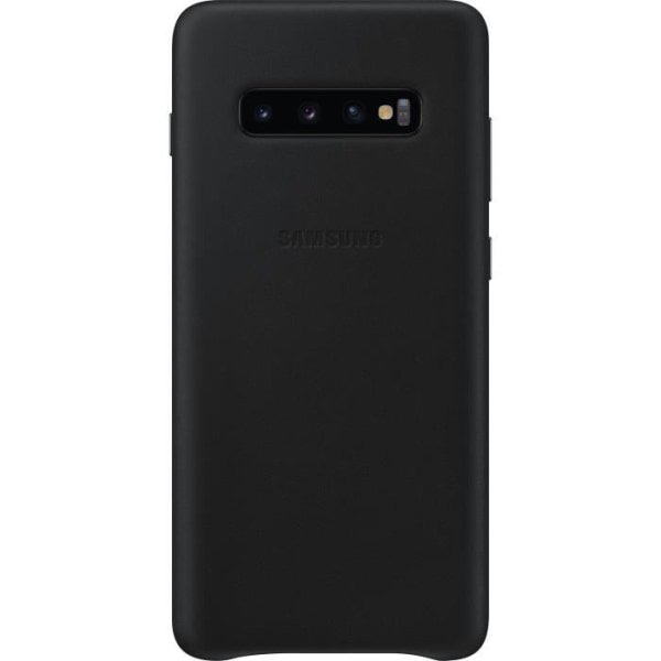 Samsung Läderfodral S10 + Svart Svart