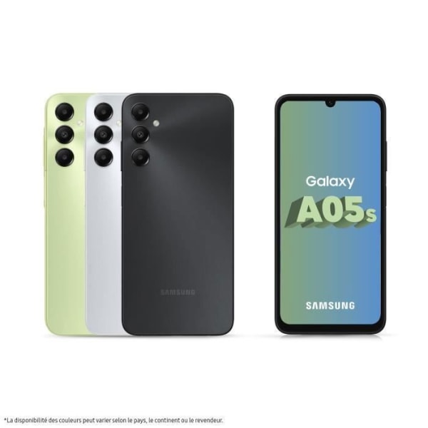 SAMSUNG Galaxy A05s Smartphone 64GB Sort