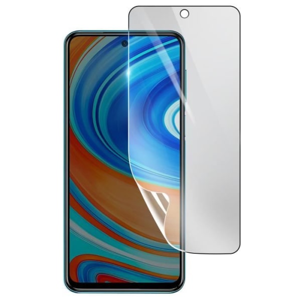 Näytönsuoja - 3MK - Xiaomi Redmi Note 9 Pro - Iskunkestävä Hydrogeeli - Läpinäkyvä - Naarmuuntumaton Transparent