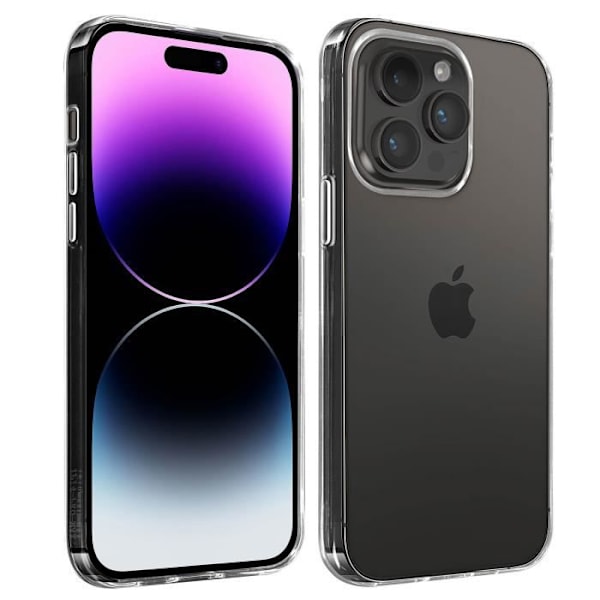 iPhone 14 Pro Silikon Mjukt Flexibelt Tunt Gelfodral 0,3 mm Transparent Transparent