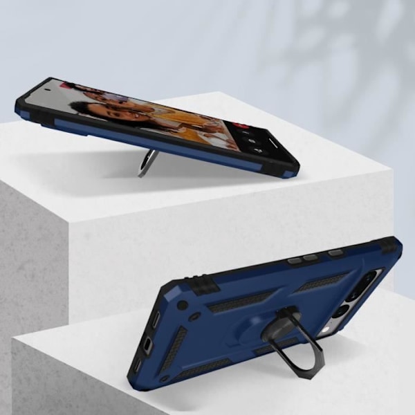 Kova suojakotelo Google Pixel 7 Prolle - AVIZAR - Midnight Blue - Ring Video Support midnattsblå