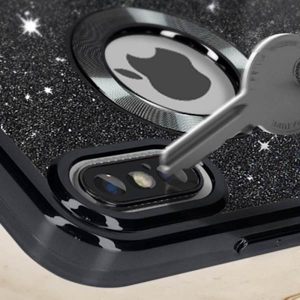 iPhone XS Max Case Glitter Black Case