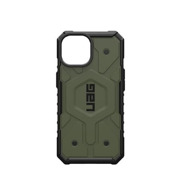 Coque - UAG - Pathfinder - iPhone 15 Plus - Forstærket beskyttelse - MagSafe-kompatibel - Oliven Oliv