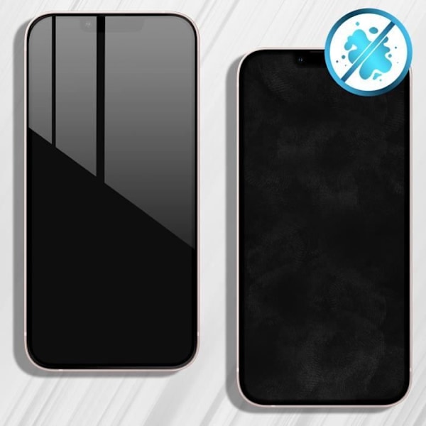 Skærmbeskytter - AVIZAR - Apple iPhone 13 Pro - Hærdet glas - 9H hårdhed - Ultratynd Svart