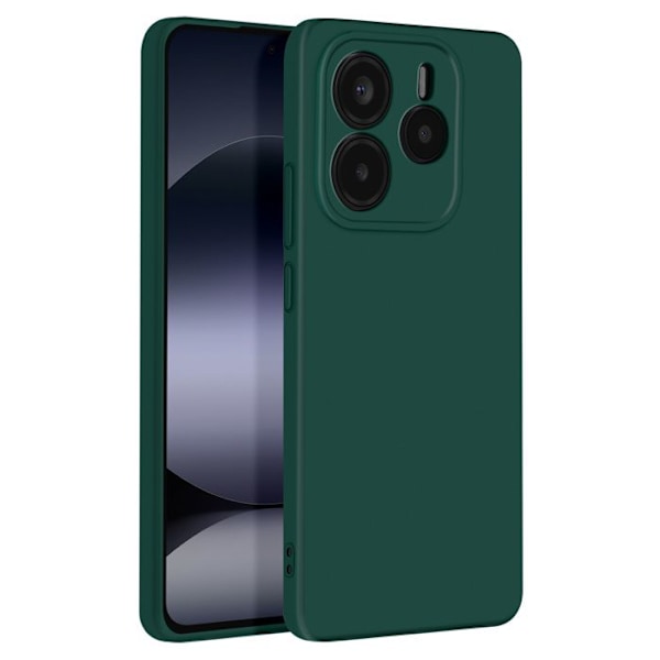 Fodral för Xiaomi Redmi Note 14 5G Semihård Soft-touch Anti-spår Grön gran Grön