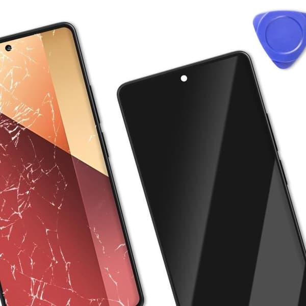 LCD-skärm - Xiaomi - Redmi Note 13 Pro 4G - Förmonterad - Svart - 5,5 tum Svart
