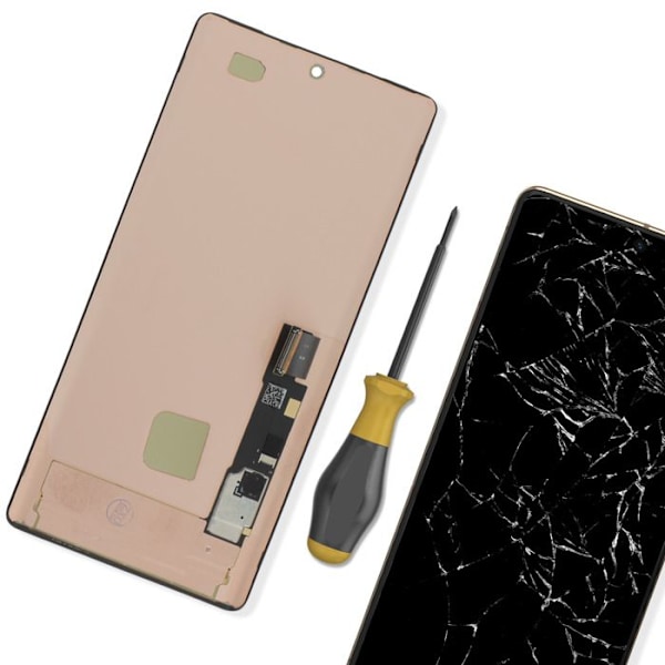 LCD-skärm och pekglas för Google Pixel 7 Pro Relife Black Svart