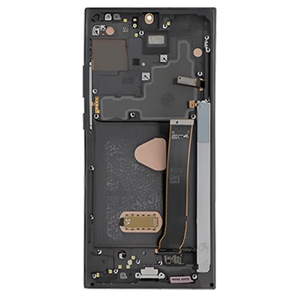 LCD-skærm til Samsung Galaxy Note 20 Ultra Touch Glass og Relife Black Chassis Svart
