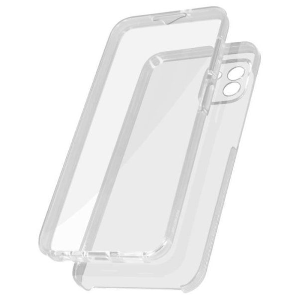 Samsung Galaxy A03 Full Cover Hard Back og Transparent Blød Front