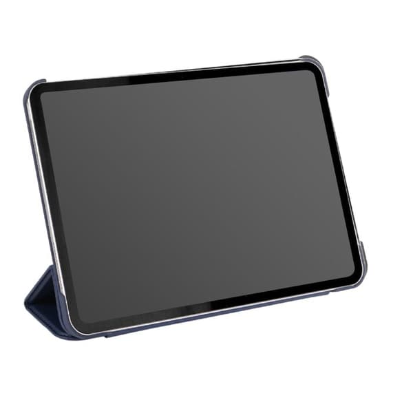Fodral för iPad Air 13 tum 2025 Ställfunktion med Magnetisk Tri-Fold Lock Decoded Marinblå Blå