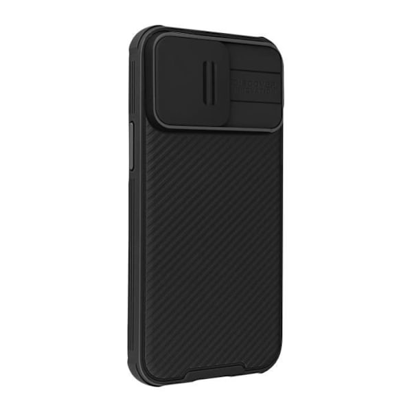 Coque iPhone 13 Mini - Nillkin - CamShield Pro - Hybride - Skydd för Kameran - Antifingeravtryck Svart