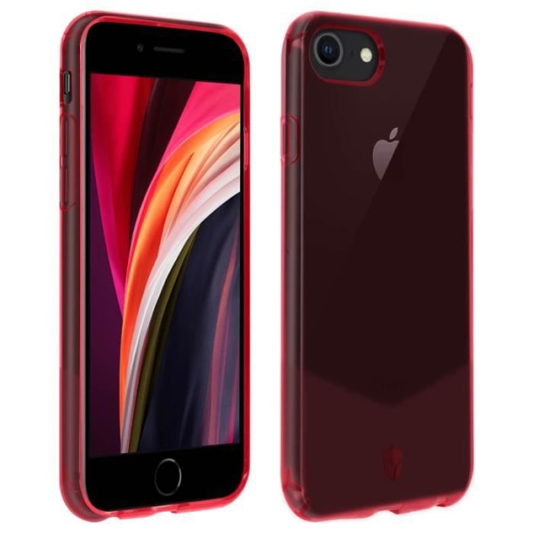 Coque - Tryax - Force Case Pure - Punainen - iPhone 6/6S/7/8/SE 2020 - Iskunkestävä 1m Röd
