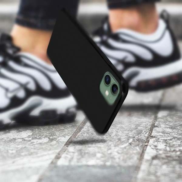 Coque - UNDERRETTE - iPhone 11 - Silikone Gel Fleksibel - Ultra Fin - Modstandsdygtig Sort Svart