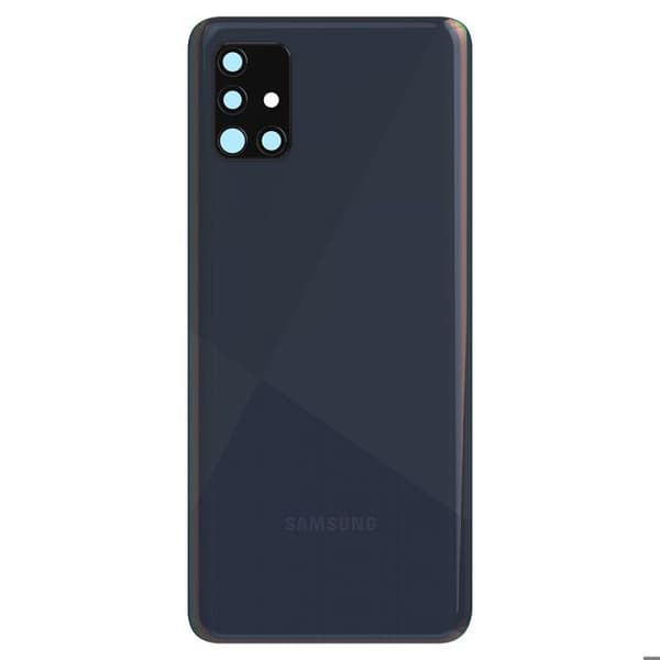 Bakstycke för Galaxy A51 Original - Svart Sort