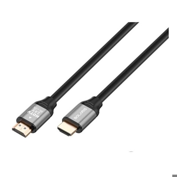 HDMI-kaapeli 4K 2.0 Ultra HD 60 Hz Bolaris 1,5 m Korkea Nopeus Musta