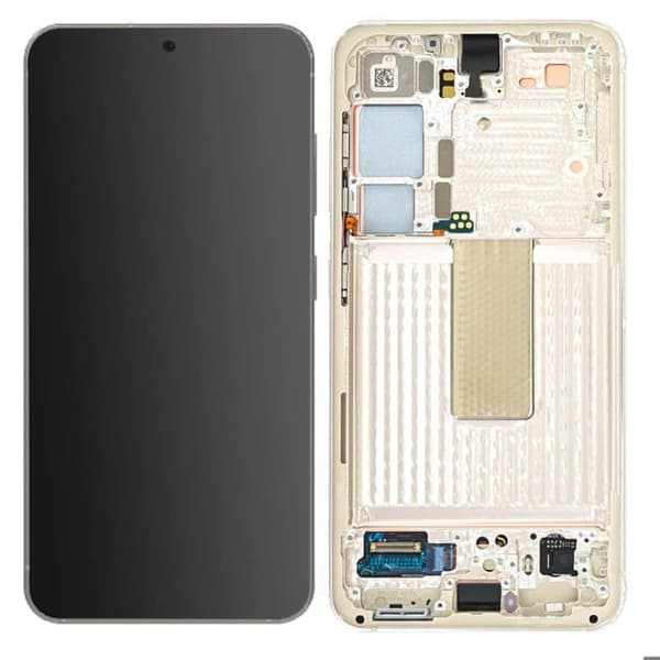 Helskärm - SAMSUNG - S23 Plus - AMOLED 2X 6.6 tum - Enkel installation - Krämchassi Beige