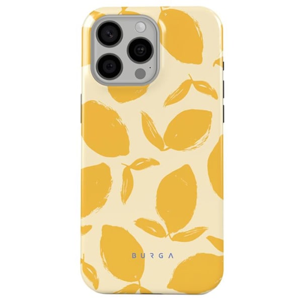 Elegant iPhone 15 Pro Cover Lemon Tart Burga Gul Gul