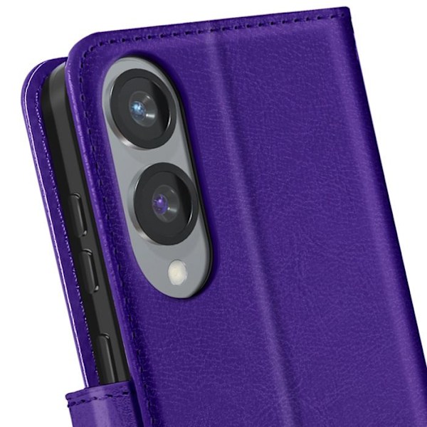 Etui til Samsung Galaxy S25 Edge Klap Tegnebog Støtte Mayaxess Lilla Lila