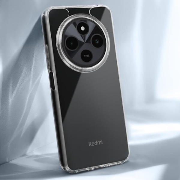 Coque för Redmi 14C Hård Kantskydd 3mk Transparent Transparent