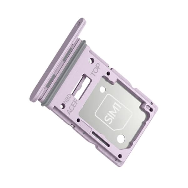 SIM-kortskuffe til Samsung Galaxy A35 Hybrid Plads Lilla Violett