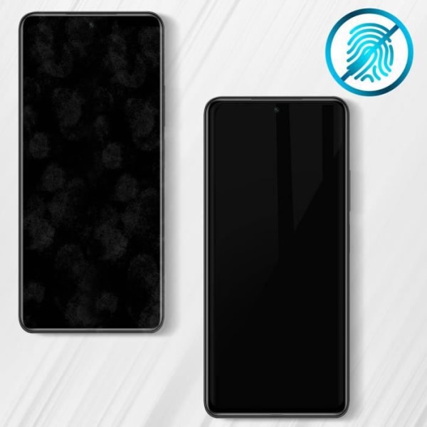 Suojakalvo - AVIZAR - Xiaomi Mi 11i ja Poco F3 - Kovuus 9H - Ultra-ohut - Viistetyt reunat Svart vit