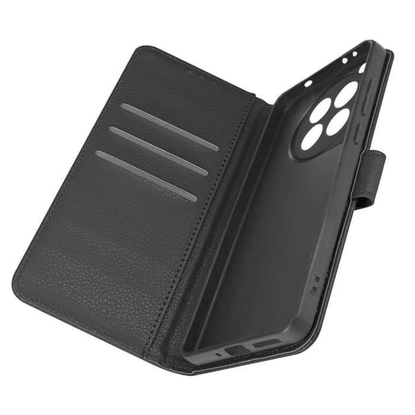 Etui til OnePlus 12 og OnePlus 12R - AVIZAR - Flip Wallet Video Support - Sort Svart