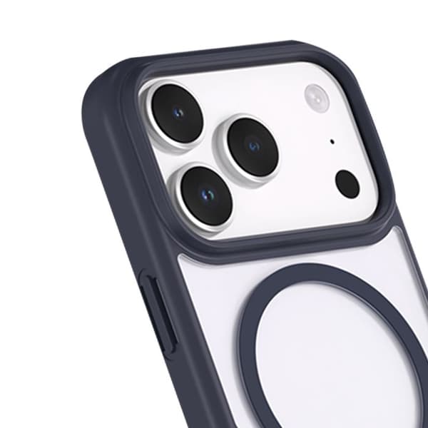iPhone 17 Pro MagSafe Stødabsorberende 3m Beskyttelse 360 Forstærket Force Cover Blå Blå