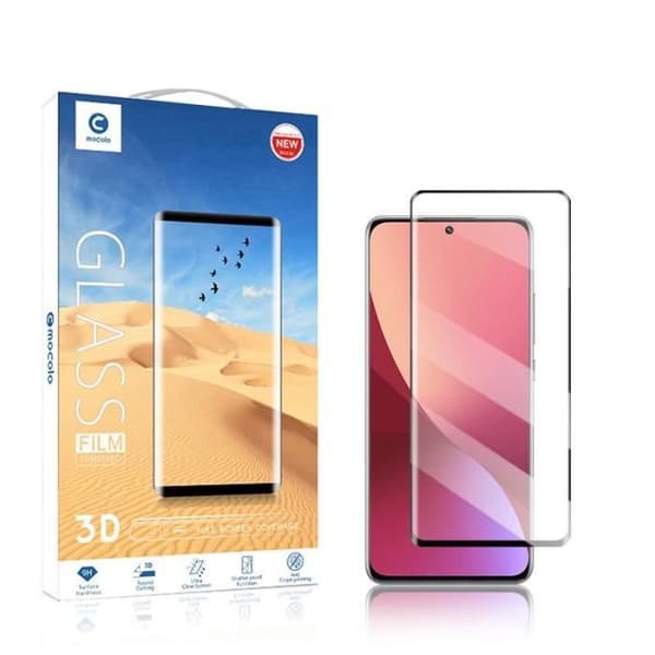 MOCOLO 3D hærdet glas 9H Full Glue til Xiaomi 12 Pro - Sort Sort