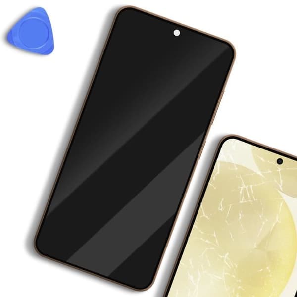 LCD-skærm - SAMSUNG - Galaxy S24 - Touchscreen - Formonteret chassis - 100% Original Orange