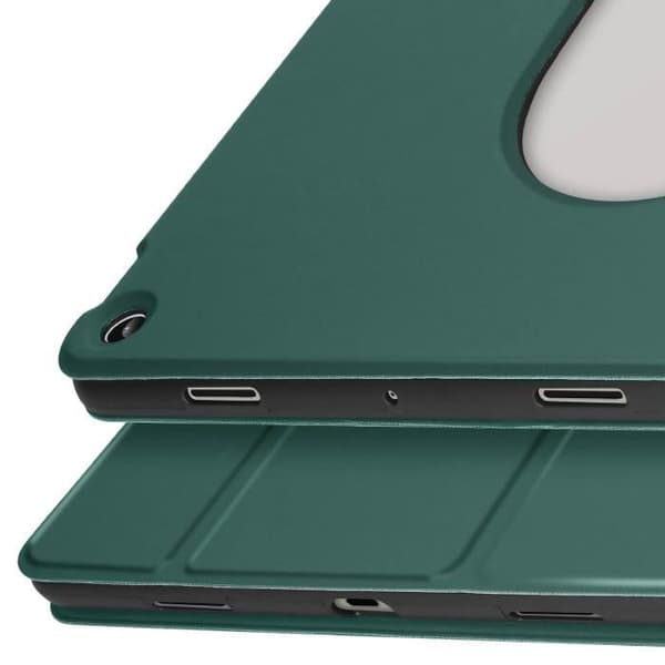 Etui Støtte - AVIZAR - Google Pixel Tablet - Kunstlæder - Grøn - Fuld beskyttelse Grön