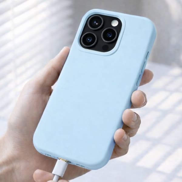 Coque til iPhone 16 Pro Max MagSafe Ekstrem Modstandsdygtig Anti-ridser Rhinoshield Lys blå Blå